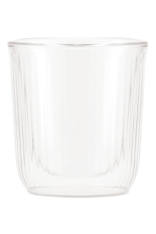 3 copos de parede dupla em vidro borossilicato 6 cl