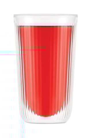 2 copos de parede dupla em vidro borossilicato 
35 cl