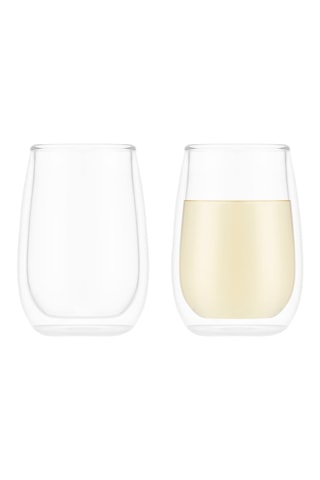 2 copos de vinho em vidro borossilicato 0,3 l
