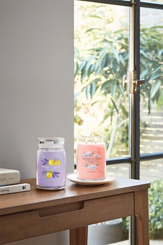 Vela perfumada jarra grande Signature - Limão e lavanda