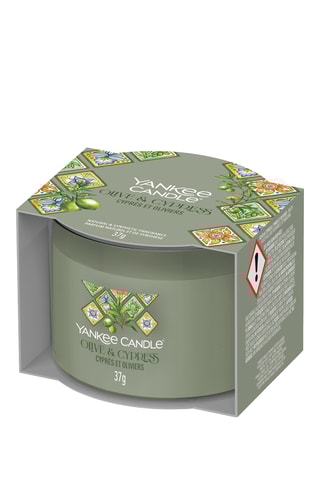 Vela votiva perfumada - Ciprestes e oliveiras