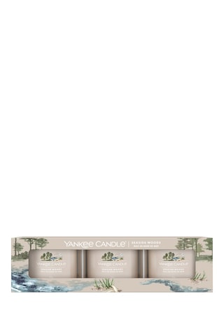 3 velas perfumadas - Madeira à beira-mar