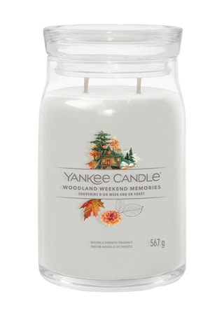 Vela perfumada jarra modelo grande Signature - Souvenirs d'un weekend en foret