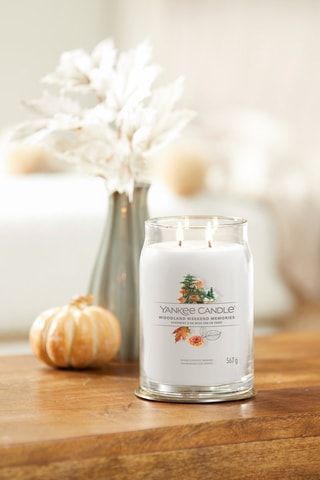 Vela perfumada jarra modelo grande Signature - Souvenirs d'un weekend en foret