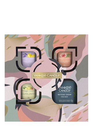 Coffret de 4 velas votivas em vidro Signature - 4 x 37 g