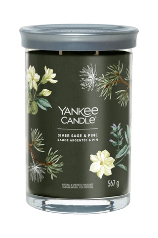 Vela perfumada grande modelo Signature - Sálvia e pinho