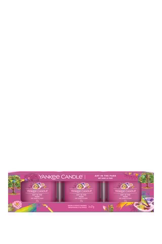 3 velas votivas em vidro Signature - Arte no parque