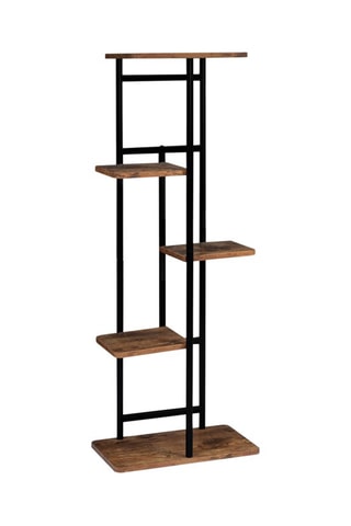 Estantería para plantas Elize - Natural y negro