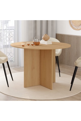 Mesa de comedor Ophélia - 110 x 75 x 110 cm