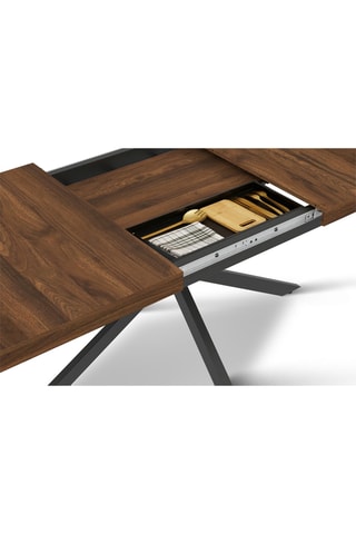 Mesa de comedor extensible Spider - 160/200 x 75,5 x 90 cm