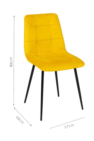 6 sillas Linda - 46 x 55 x 88 cm