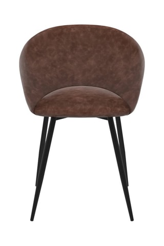 2 sillas Rebecca - 52 x 56 x 75 cm - Tapizado de terciopelo