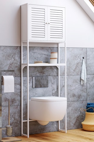 Mueble de WC de 2 puertas Emma - 63 x 170 x 30 cm