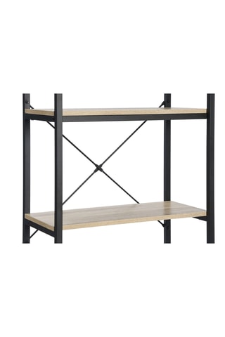 Estantería Manufacture -  Negro e imitación madera