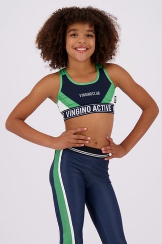 Brassière de sport - Vert et bleu marine