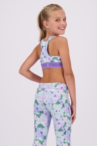 Brassière de sport - Violet et vert