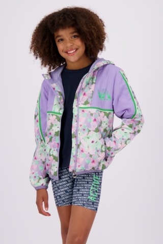 Blouson à capuche - Violet et vert