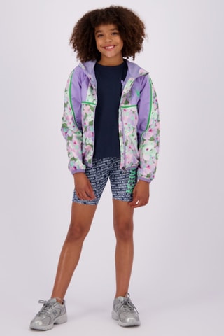 Blouson à capuche - Violet et vert