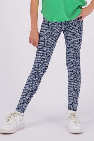 Legging - Bleu marine et blanc