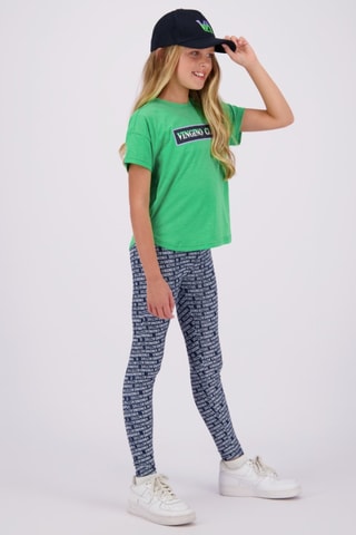 Legging - Bleu marine et blanc