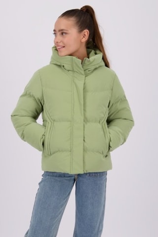 Doudoune à capuche - Vert clair