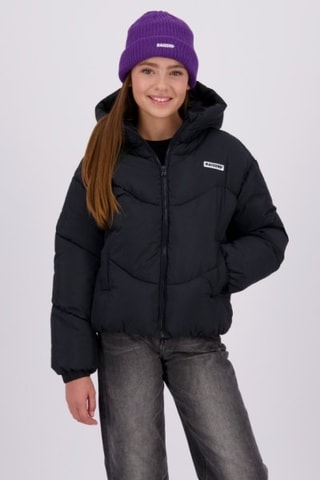 Doudoune à capuche - Noir