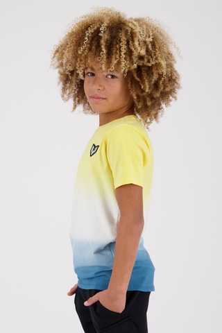 T-shirt dip and dye Jujuy - Jaune