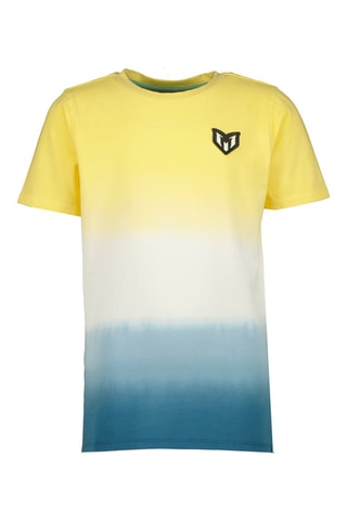 T-shirt dip and dye Jujuy - Jaune