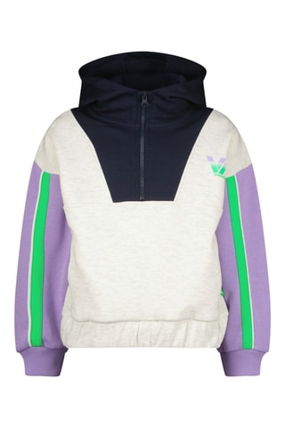 Sweat à capuche - Ecru chiné