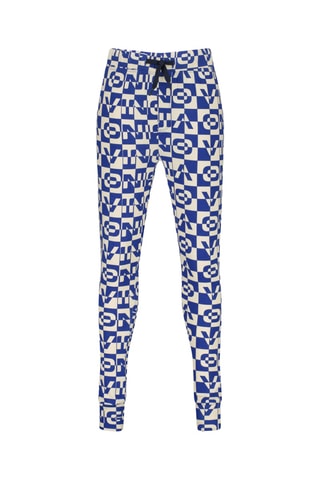Pyjama Wopi - Bleu cobalt et blanc