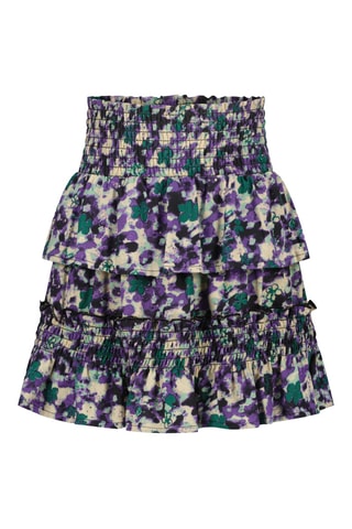 Jupe volantée Qanine - Violet