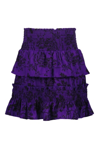 Jupe volantée Qanine - Violet