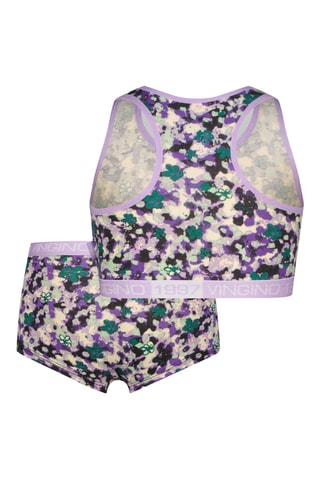 Brassière et shorty Fancy - Violet