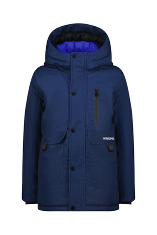 Parka à capuche Tharpa - Bleu