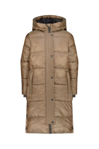 Doudoune longue à capuche Tezzy - Vert