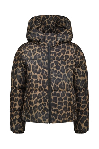 Doudoune à capuche Tigelle - Noir et marron