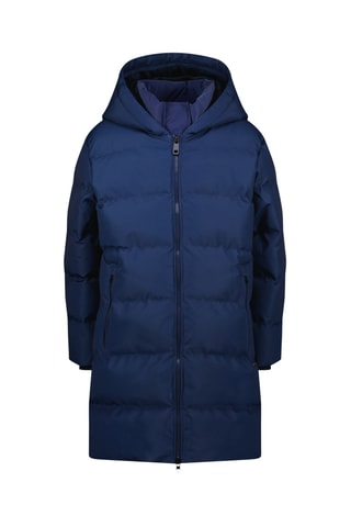 Doudoune longue à capuche 2-en-1 Tanja - Bleu marine