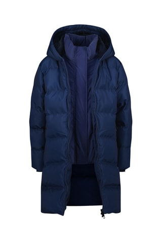 Doudoune longue à capuche 2-en-1 Tanja - Bleu marine