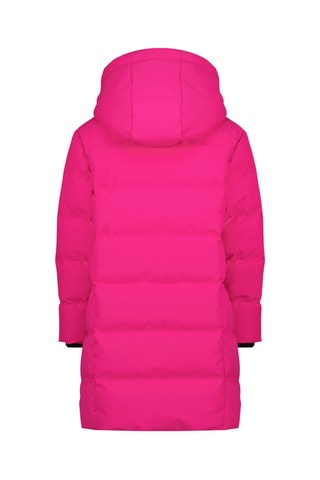 Doudoune longue à capuche 2-en-1 Tanja - Fuchsia et noir