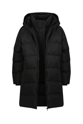 Doudoune longue à capuche 2-en-1 Tanja - Noir