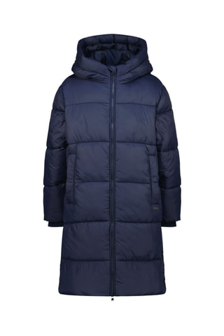 Doudoune longue à capuche 2-en-1 Terna - Bleu marine