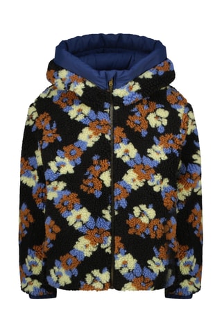 Veste réversible à capuche Tara - Bleu marine et noir