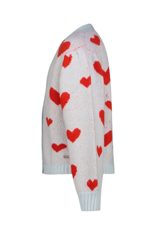 Gilet Manon - Ciel et rouge