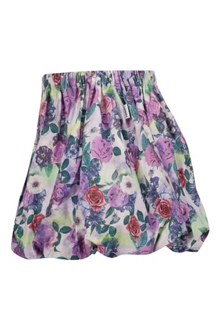 Jupe boule Qatrien - Violet et blanc