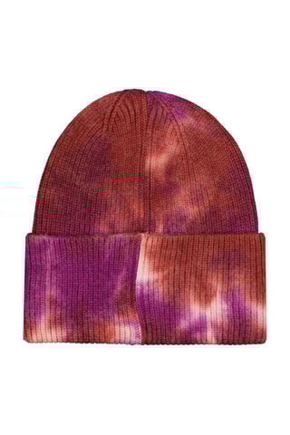 Bonnet tie and dye Venieka - Violet et bordeaux