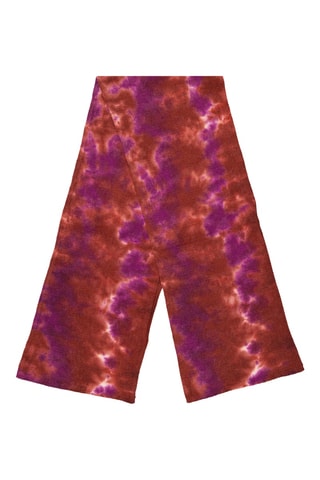 Echarpe tie and dye Volanne - Violet et bordeaux