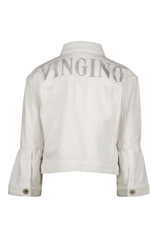 Veste en jean Tiziana - Blanc