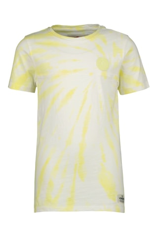 T-shirt tie and dye Hitye - Jaune et beige