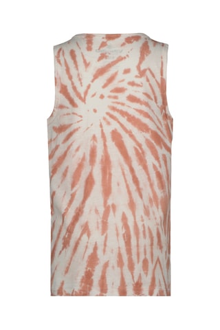 Débardeur tie and dye Gity - Rouge et blanc