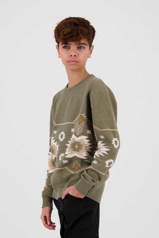 Pull Mario - Vert olive